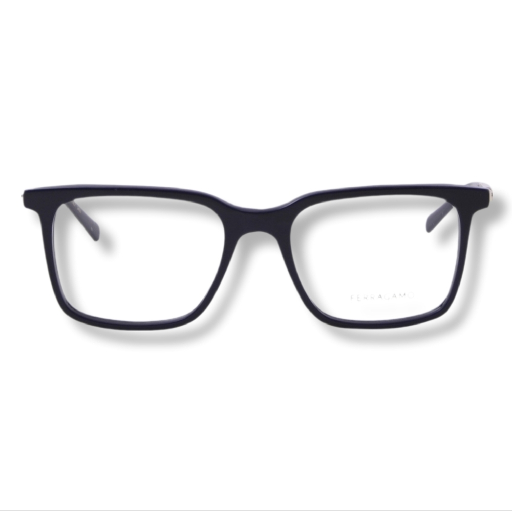 Salvatore Ferragamo Mens Eyeglasses Navy Blue 414 SF2969 414 53/19 145 With Case